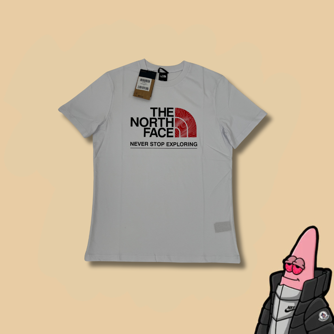 The North Face Bela Majica sa Printom