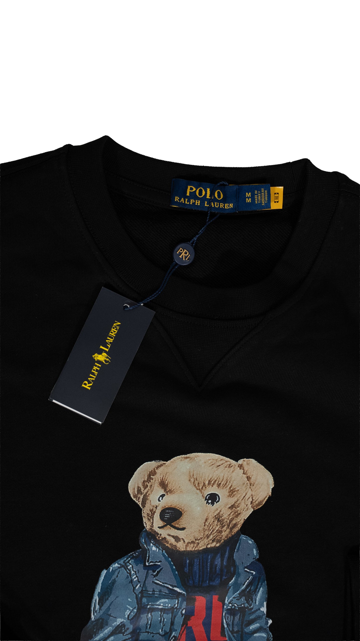 Polo Ralph Lauren Crni Duks sa Big Texas Bear Logom