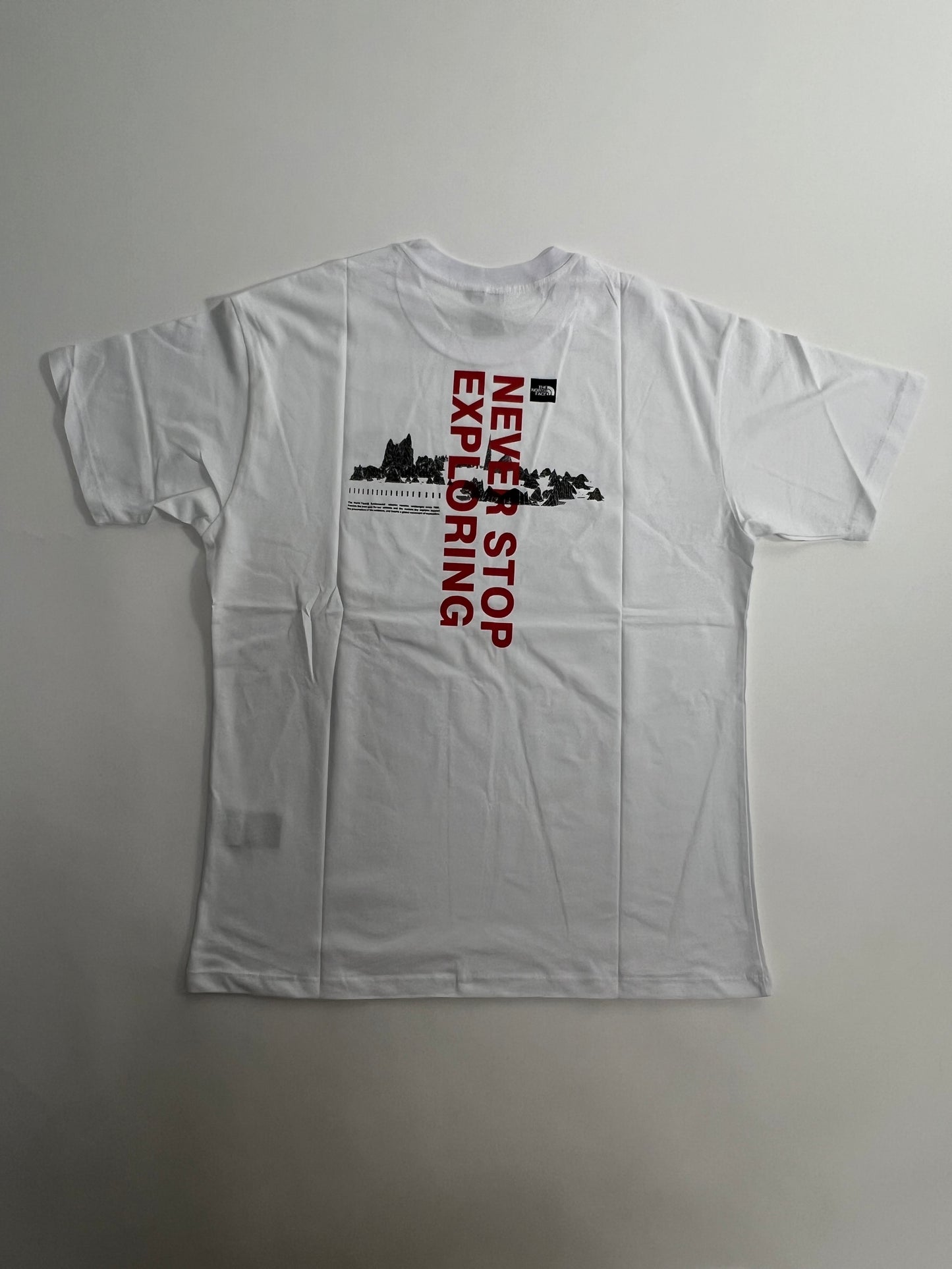 The North Face Bela Majica Never Stop Exploring Print na Laðima