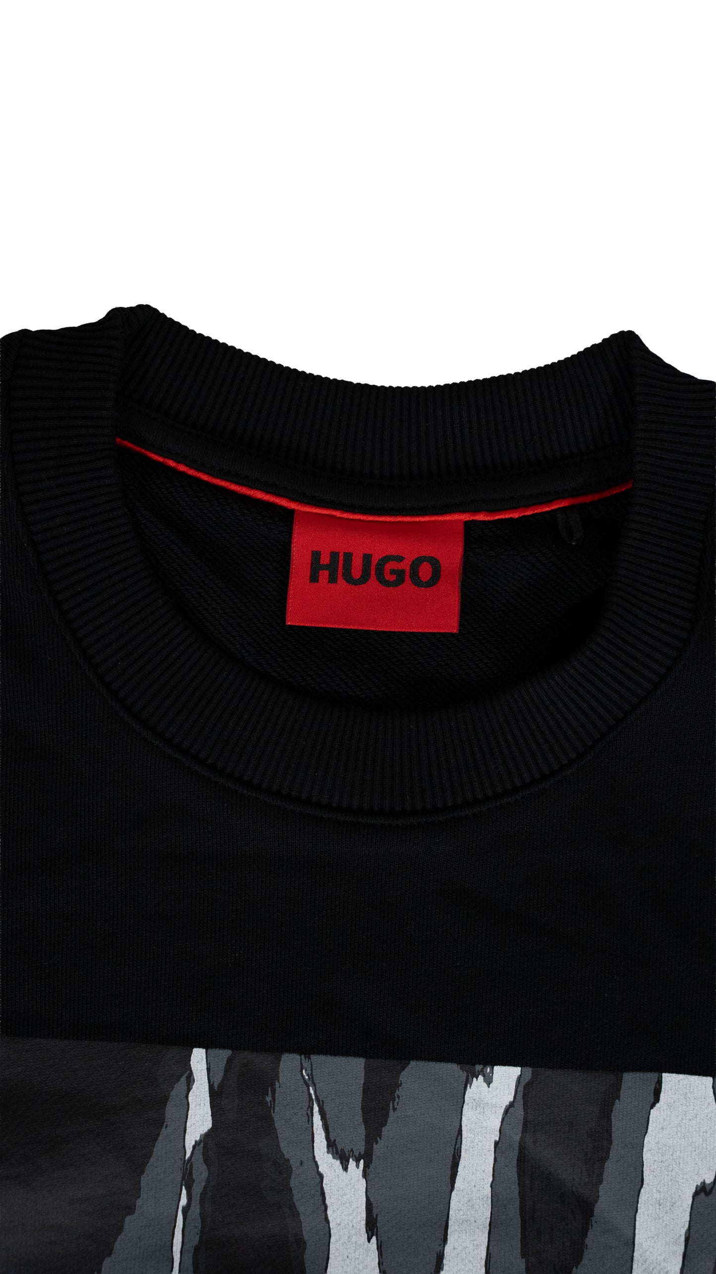 HUGO Crni Duks sa Zebra Box Logom