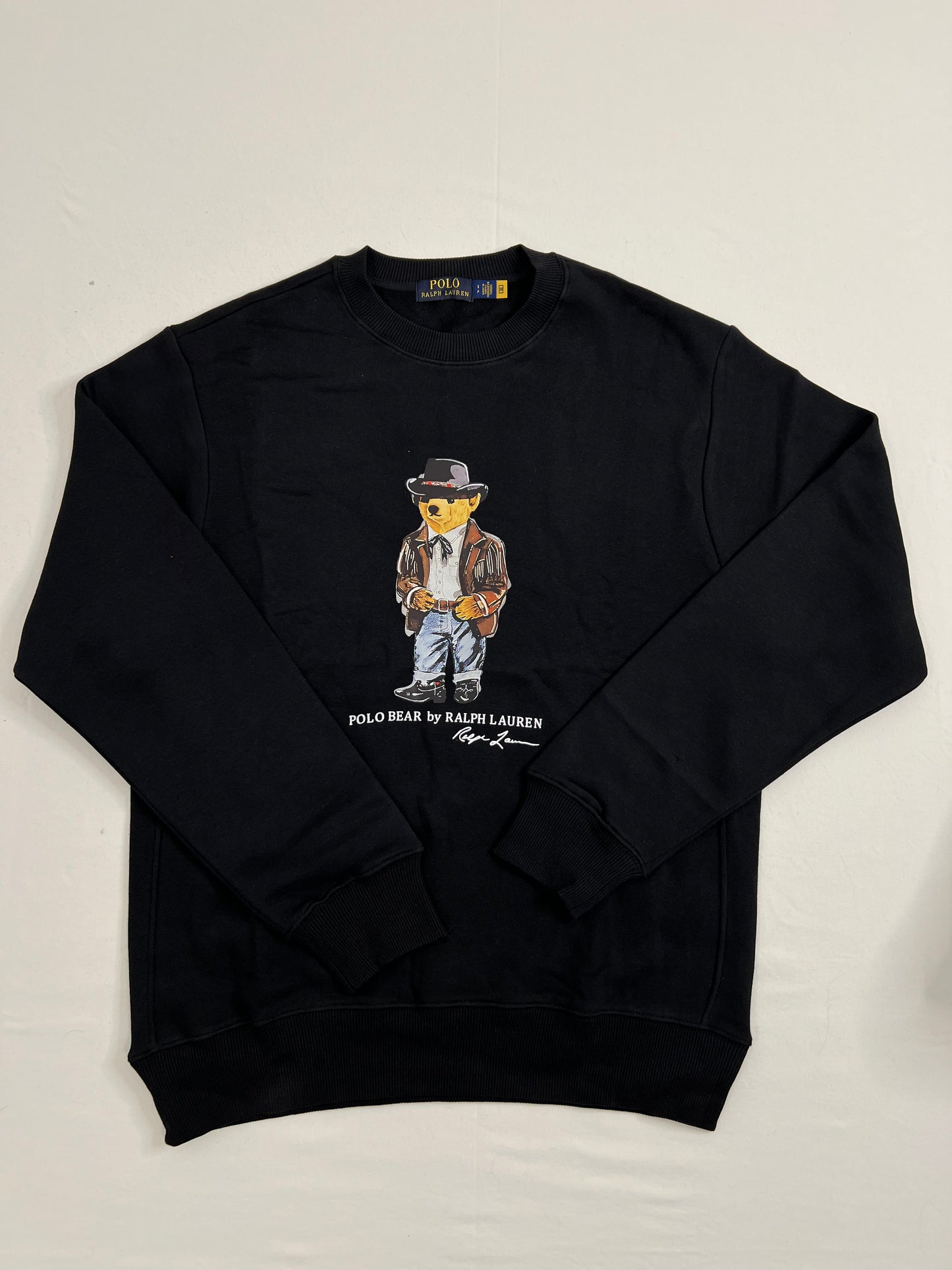 Polo Ralph Lauren Crni Duks sa Cowboy Bear Logom