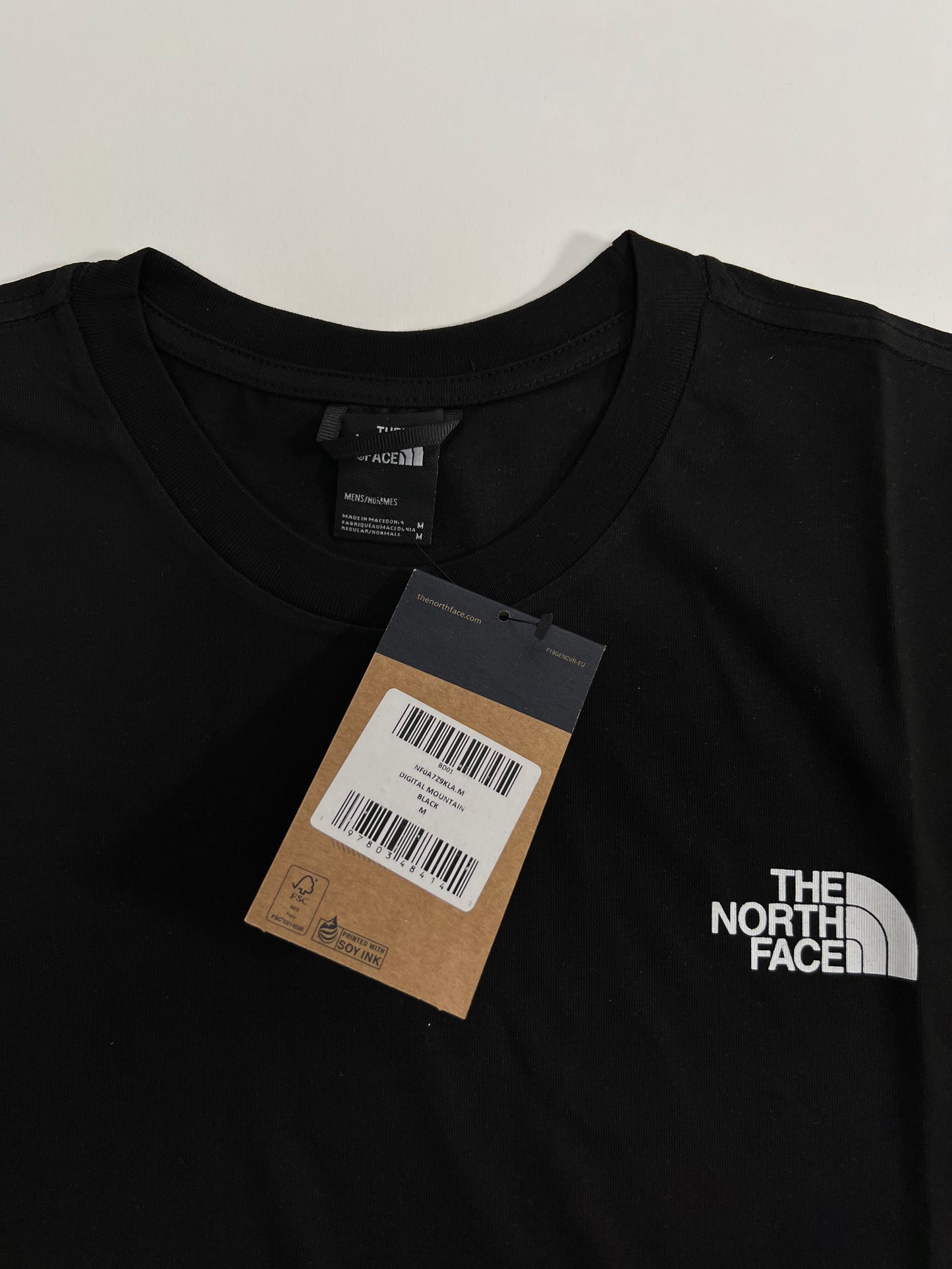The North Face Crna Majica Never Stop Exploring Print na Leðima