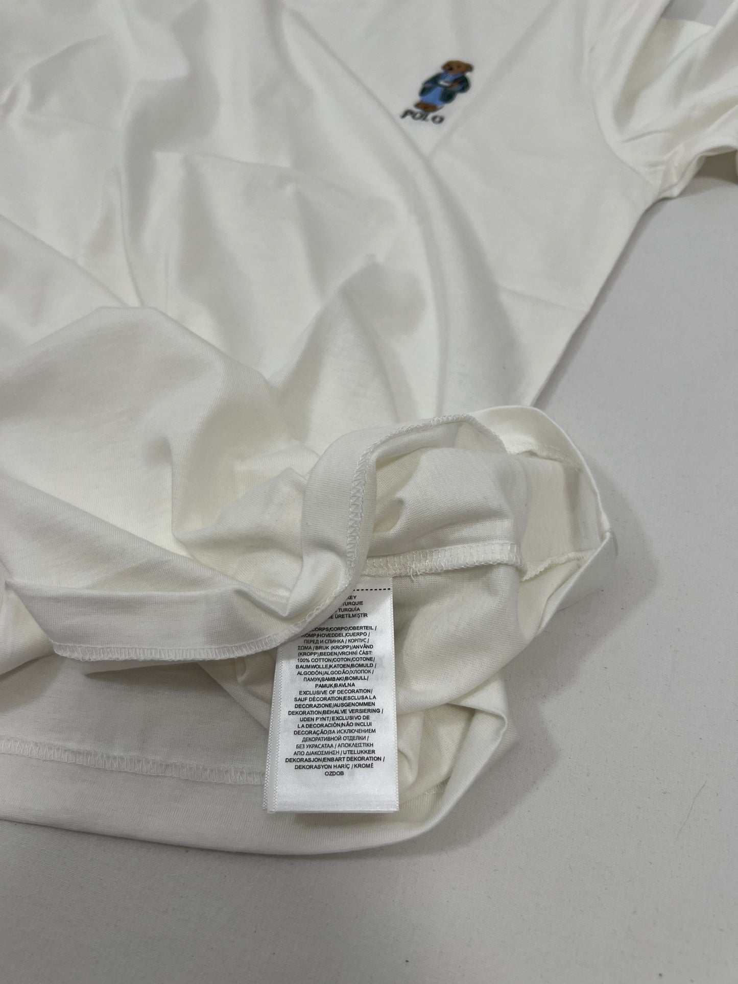 Polo Ralph Lauren Bela Majica sa Bear Logom