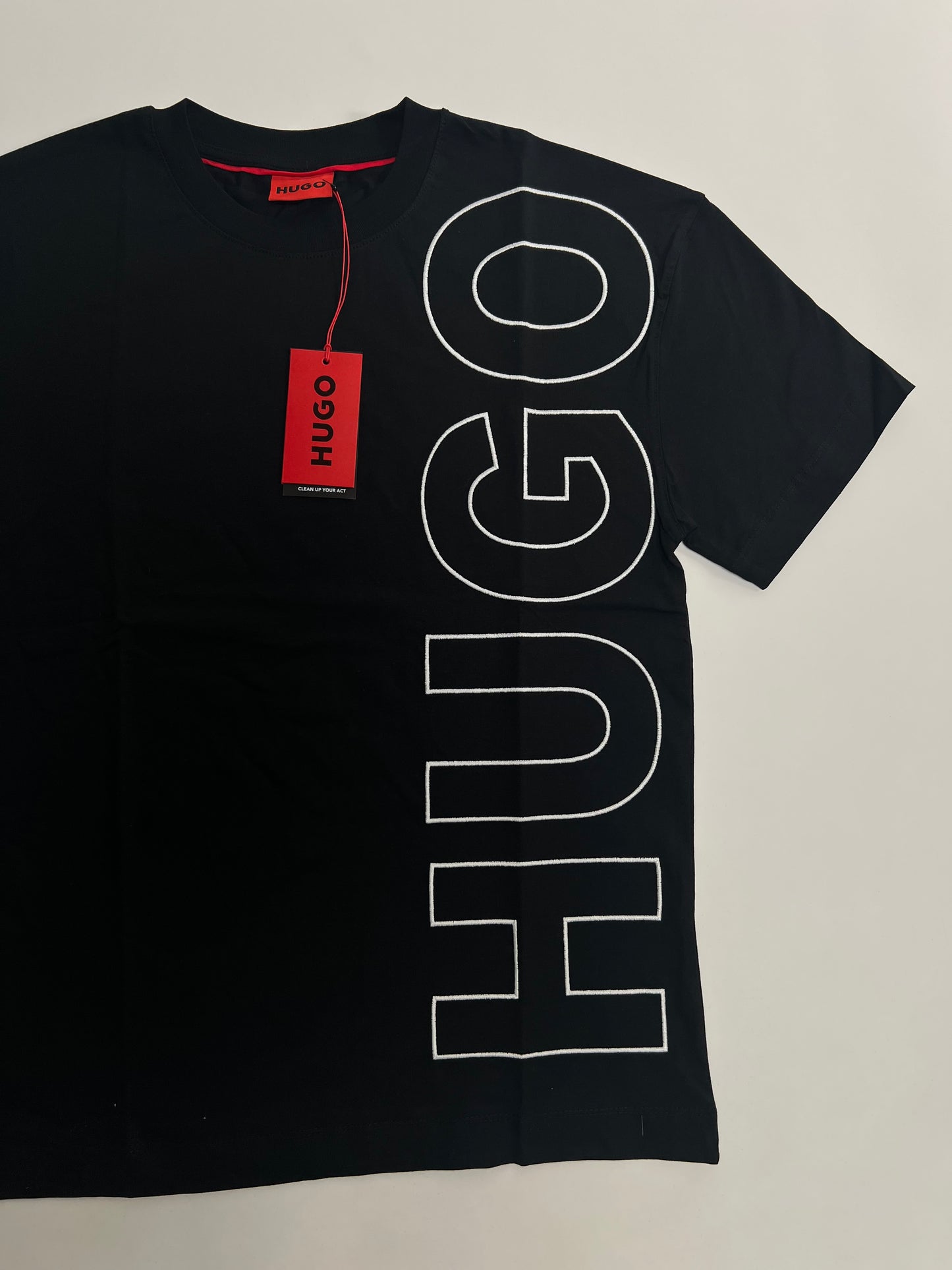 HUGO Logo Crna Majica