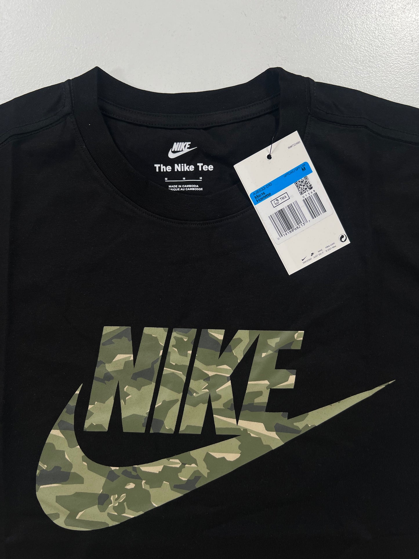 Nike Tee Crna Majica Military Print