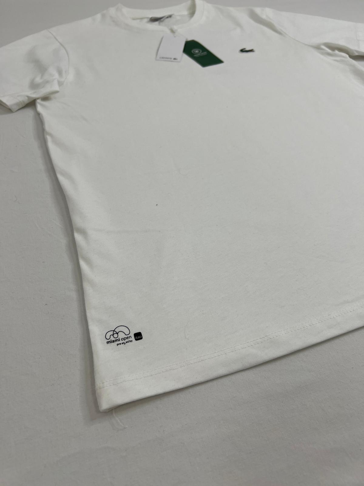 Lacoste Bela Majica sa Miami Beach Printom na Leđima