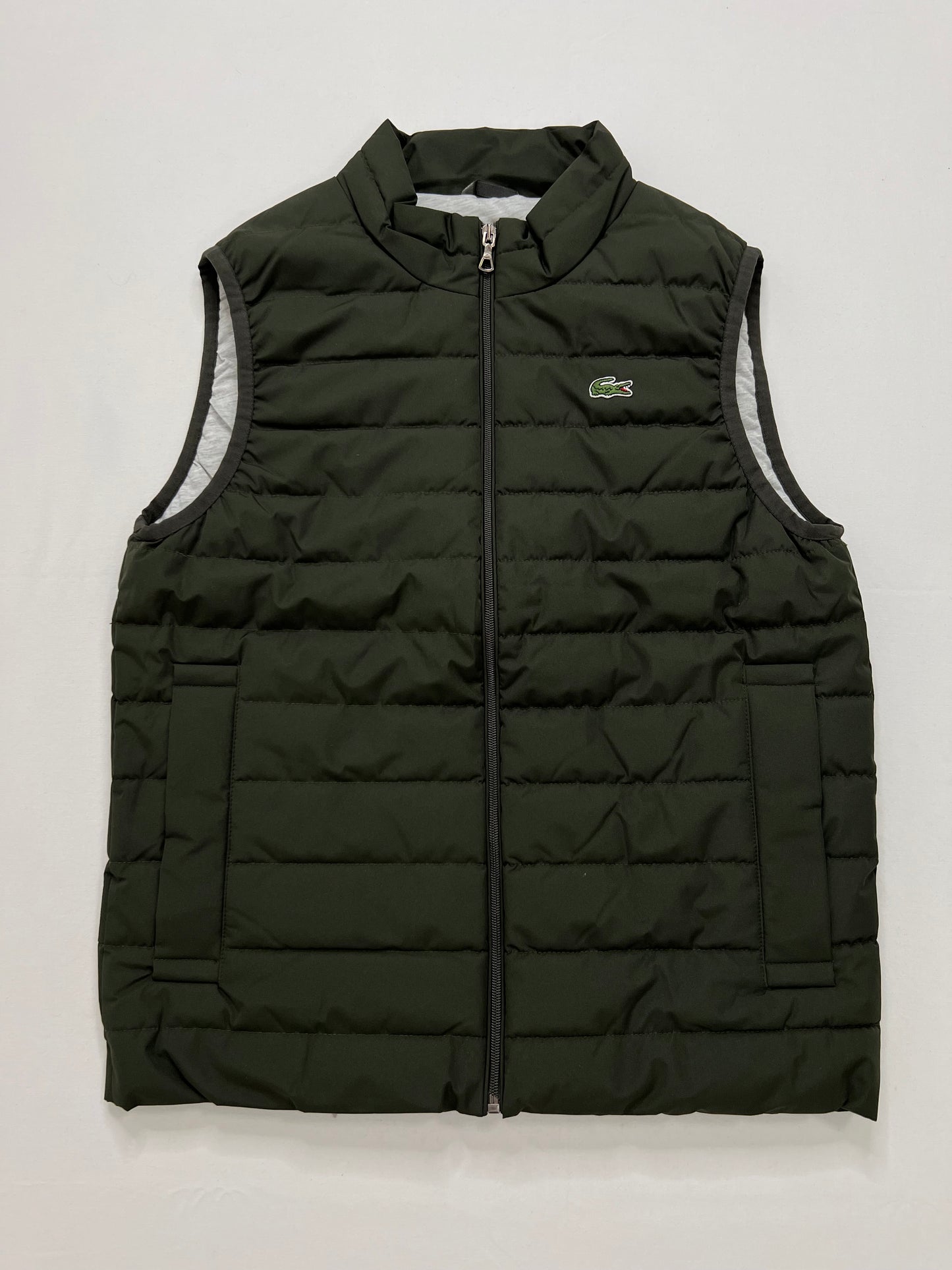 Lacoste Maslinasti Prsluk sa Basic Logom