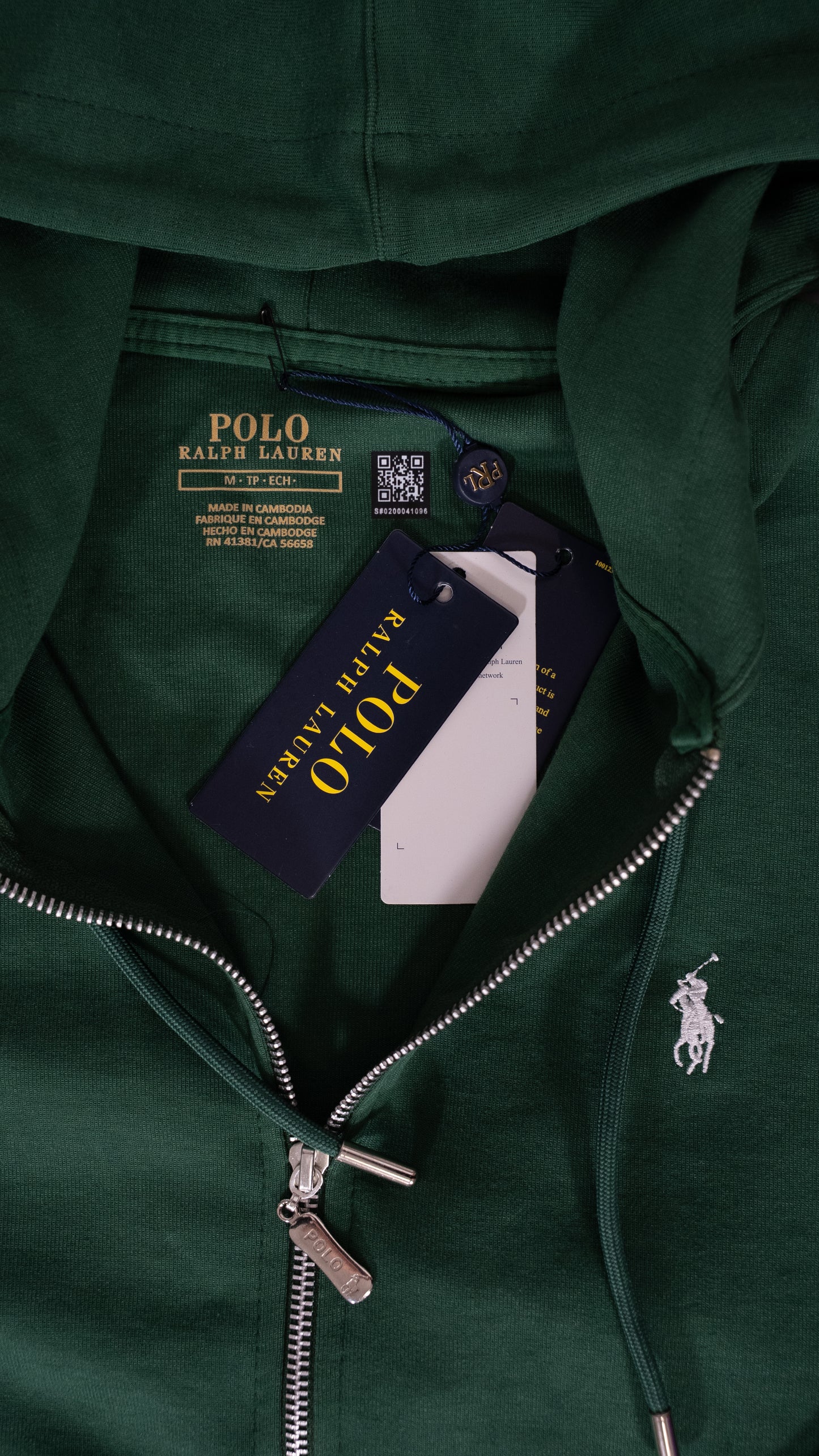 Polo Ralph Lauren Zeleni Full-Zip Komplet sa Basic Logom