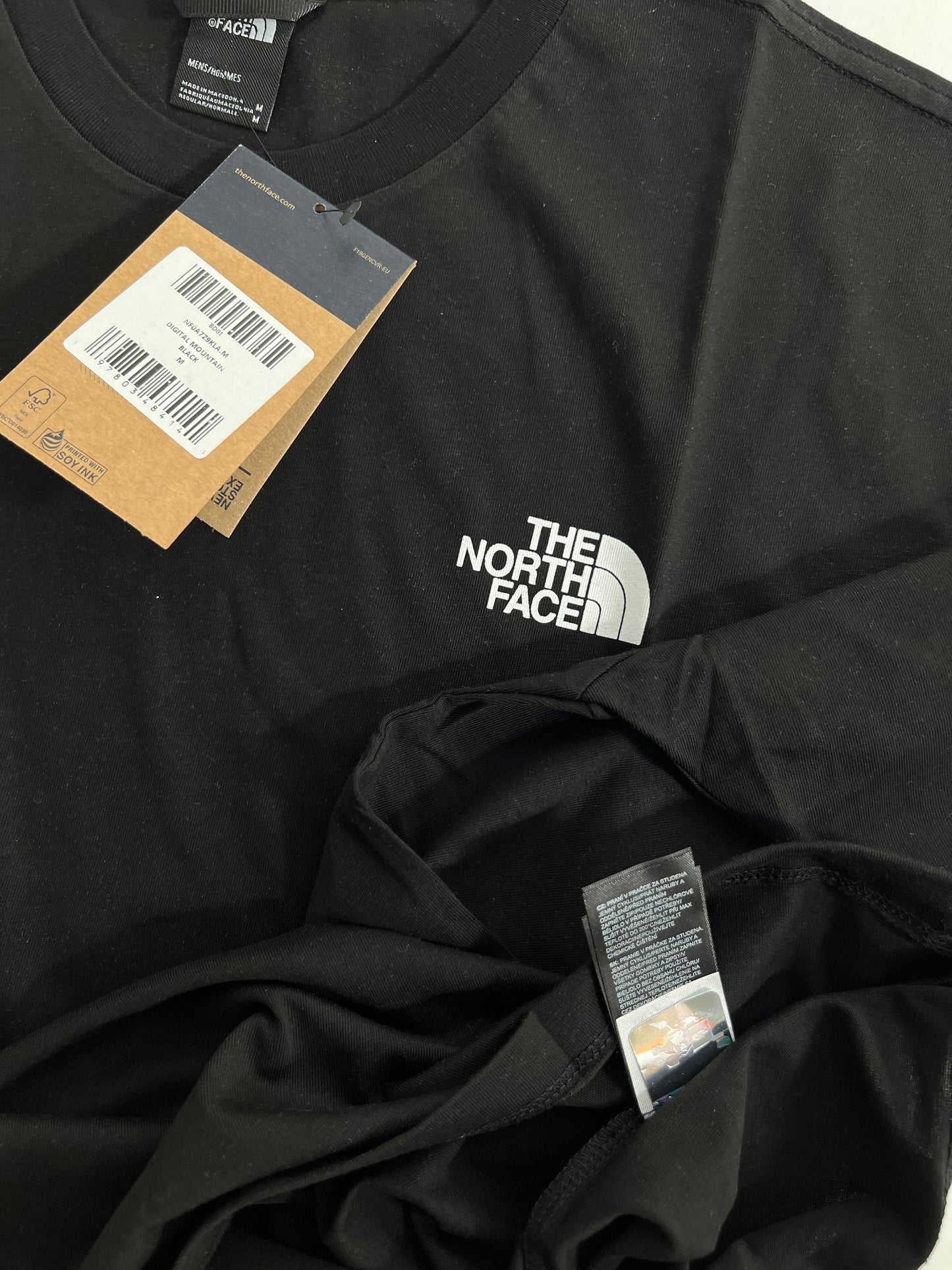 The North Face Crna Majica Never Stop Exploring Print na Leðima