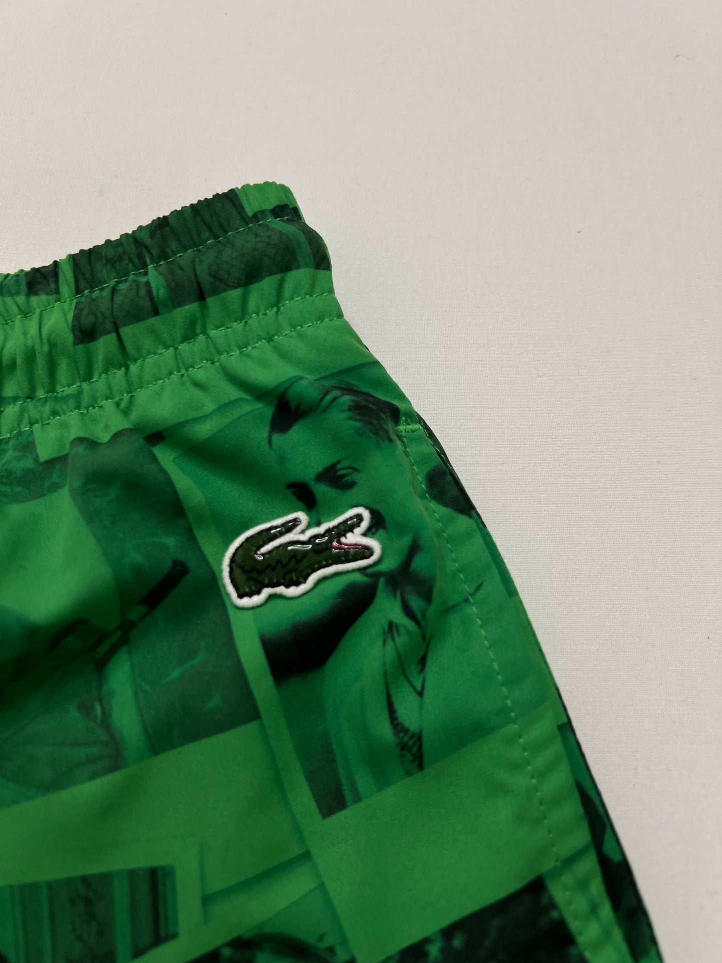 Lacoste x Polaroid Zeleno/Crni Šorc Kupaći sa All-Over Printom