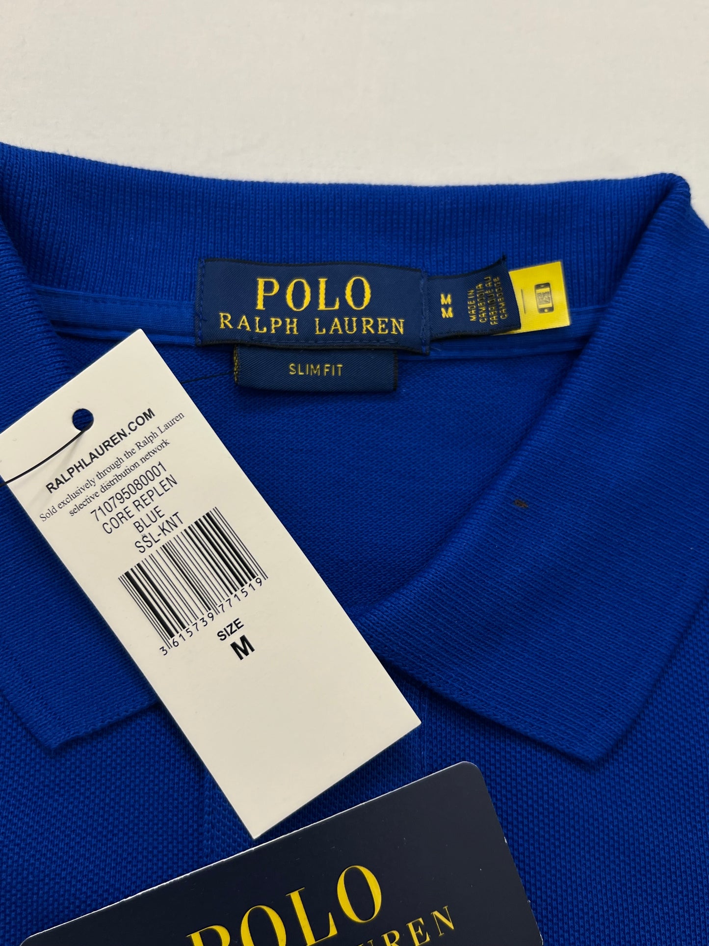 Polo Ralph Lauren Royal Blue Majica Na Kragnu