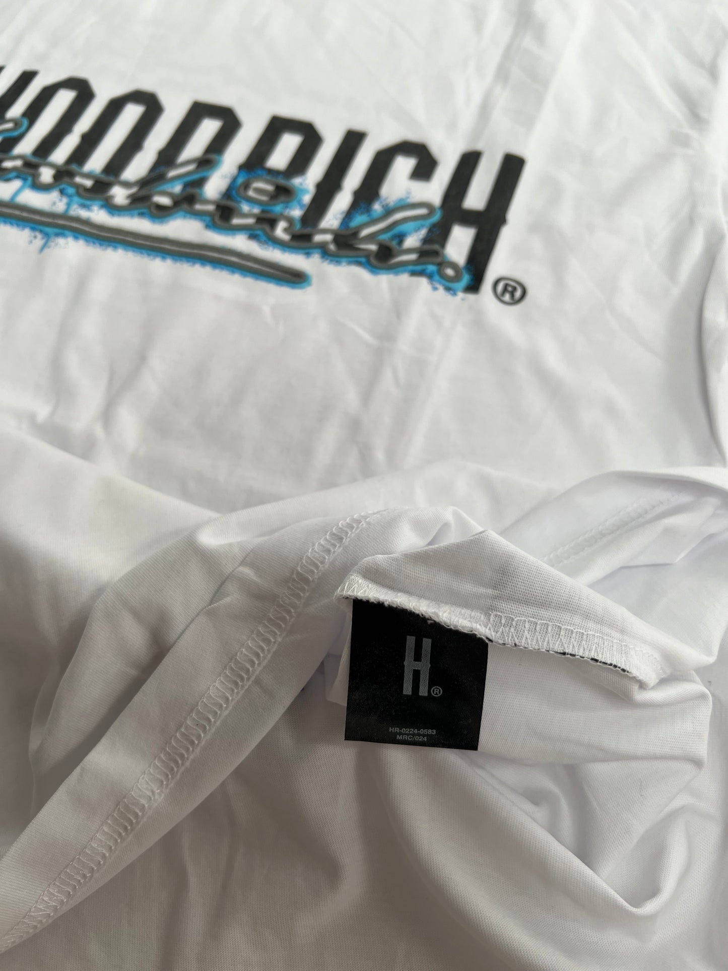HOODRICH Bela Majica Crni Šorc Komplet