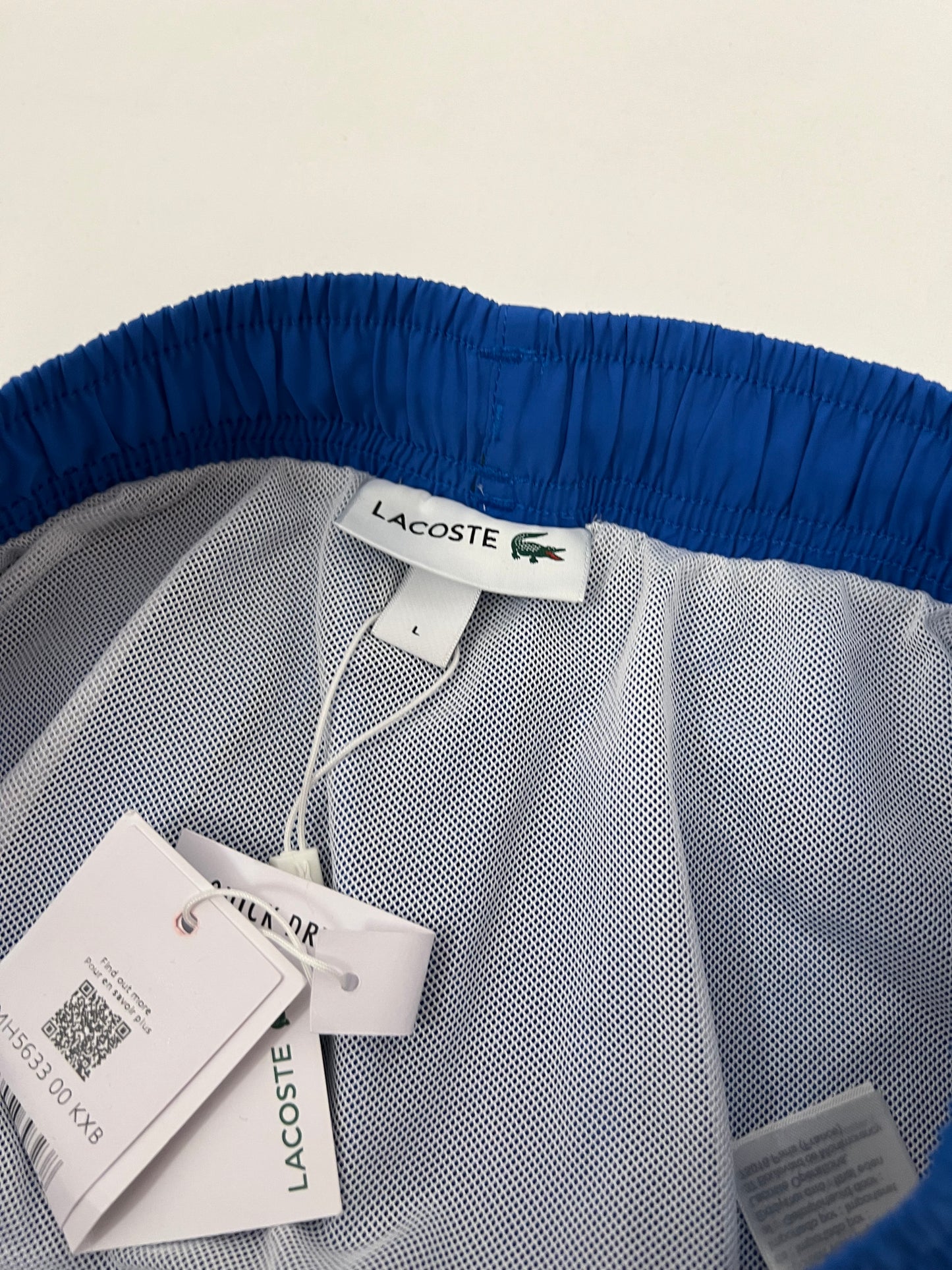 Lacoste Plavi Šorc sa Big Logo Printom