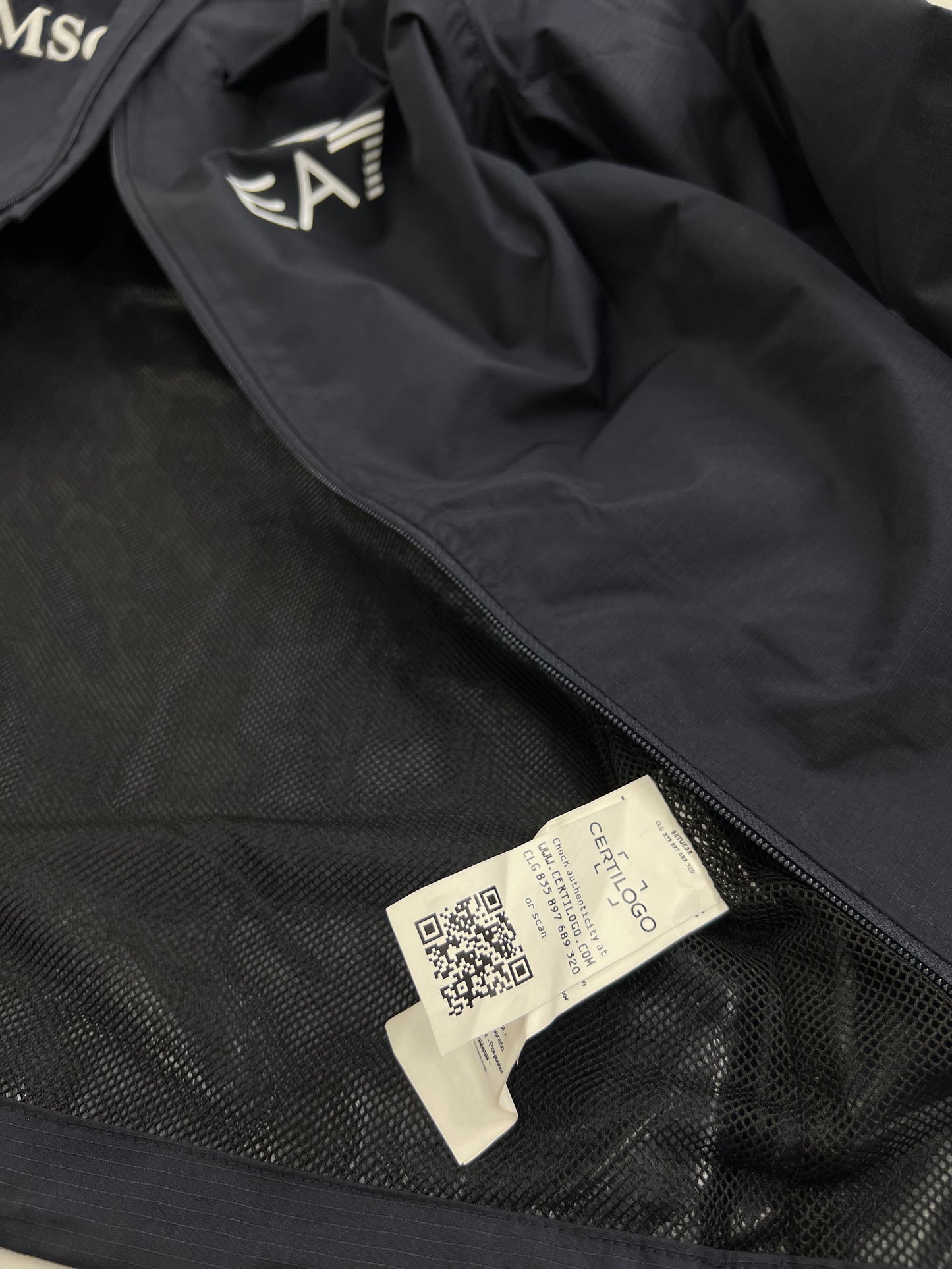 Emporio Armani EA7 x Napoli Crni DryVent Duks