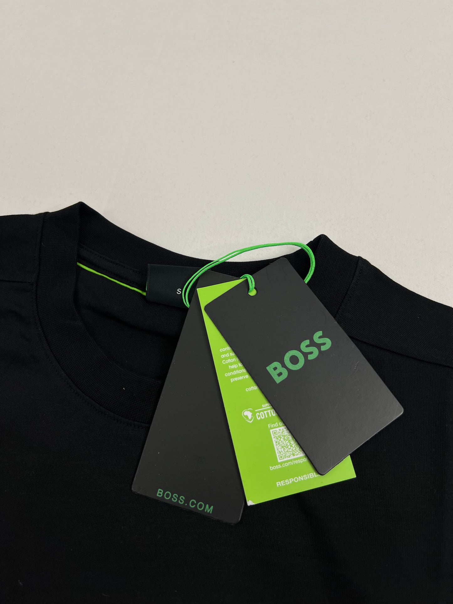 BOSS Crna Majica sa Logom i Detaljima