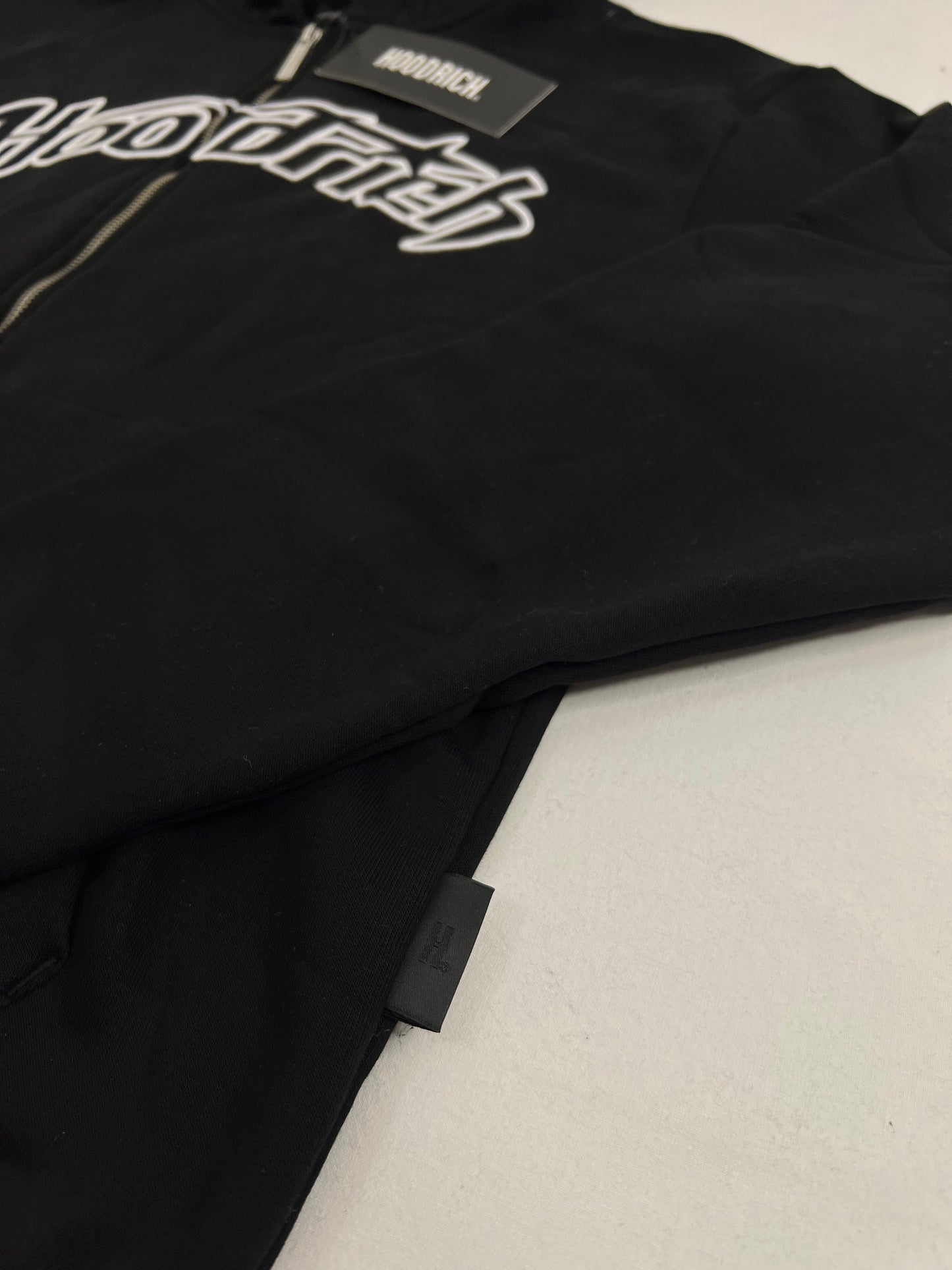 HOODRICH Crni Full-Zip Duks sa Logom