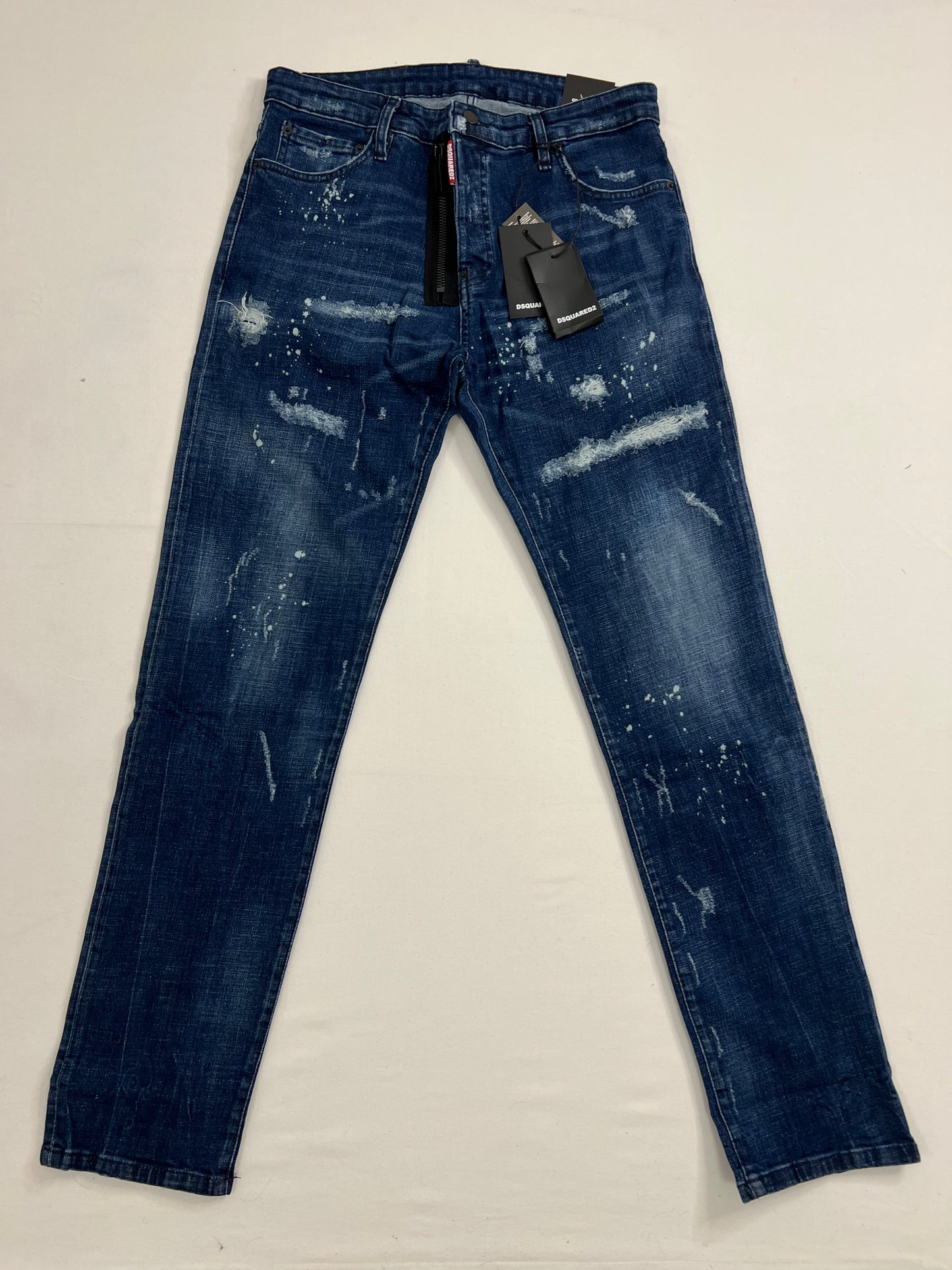 Dsquared2 Teget Farmerice sa Brutalni Zip Dodatkom