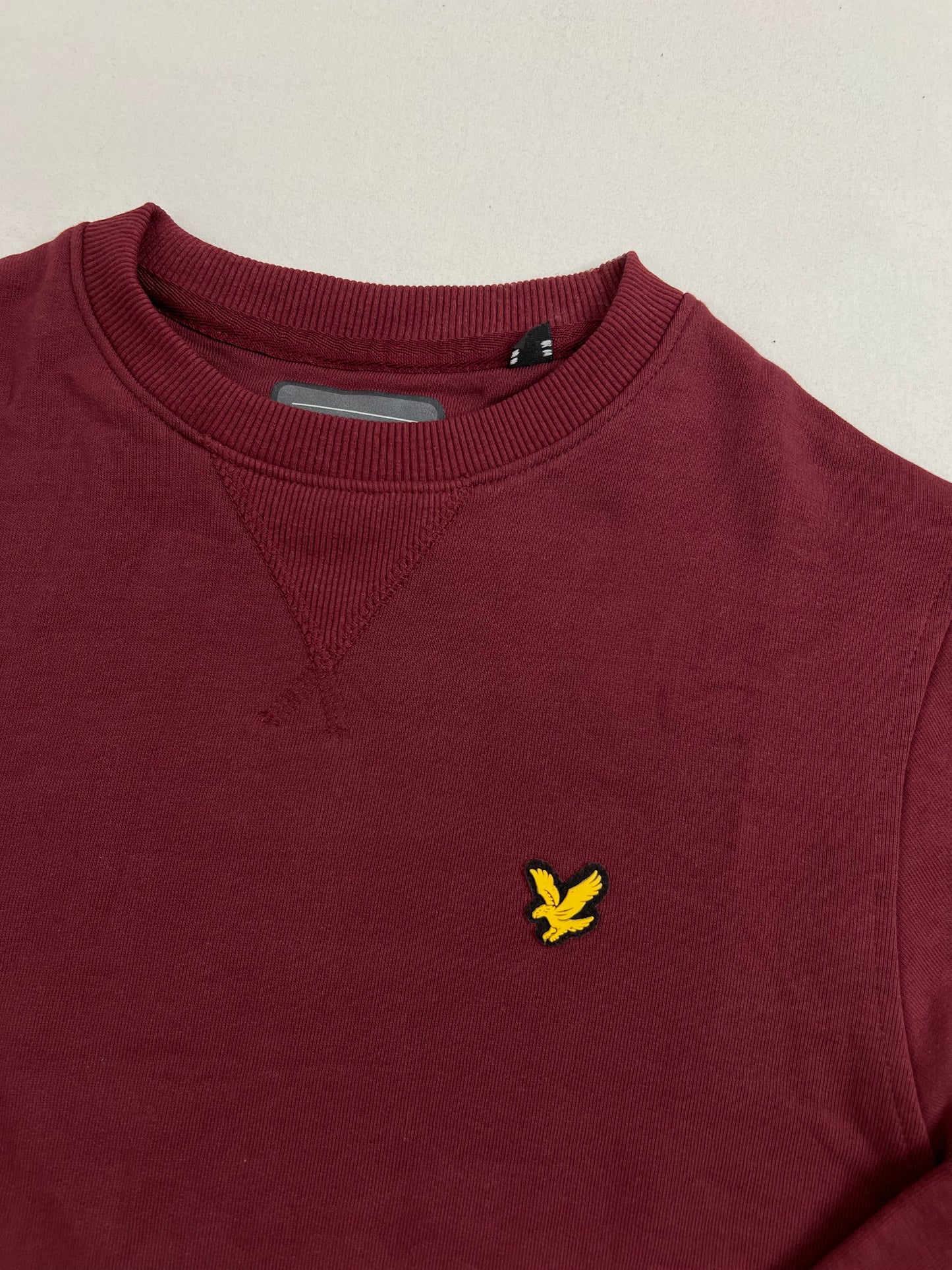 Lyle & Scott Sport Bordo Duks sa Basic Gumenim Logom