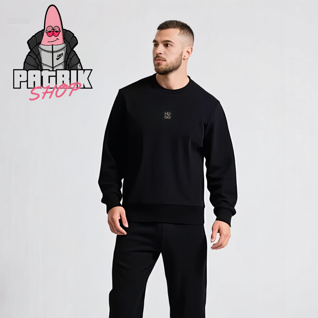 HUGO Crni Duks sa Minimalistic Logom SS2025