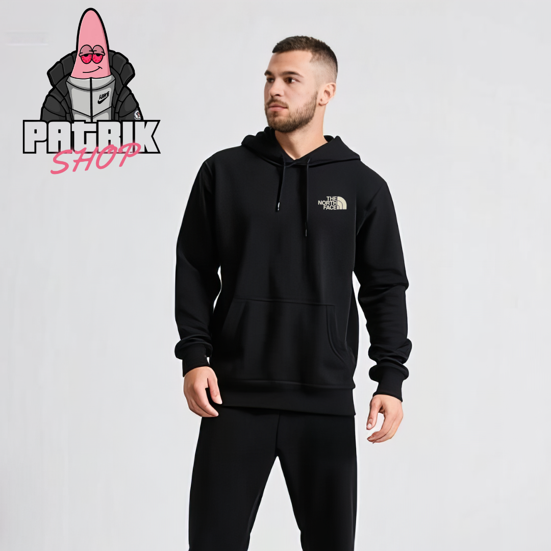 The North Face Crni Duks sa Neon Mountain Logo Printom na Leđima