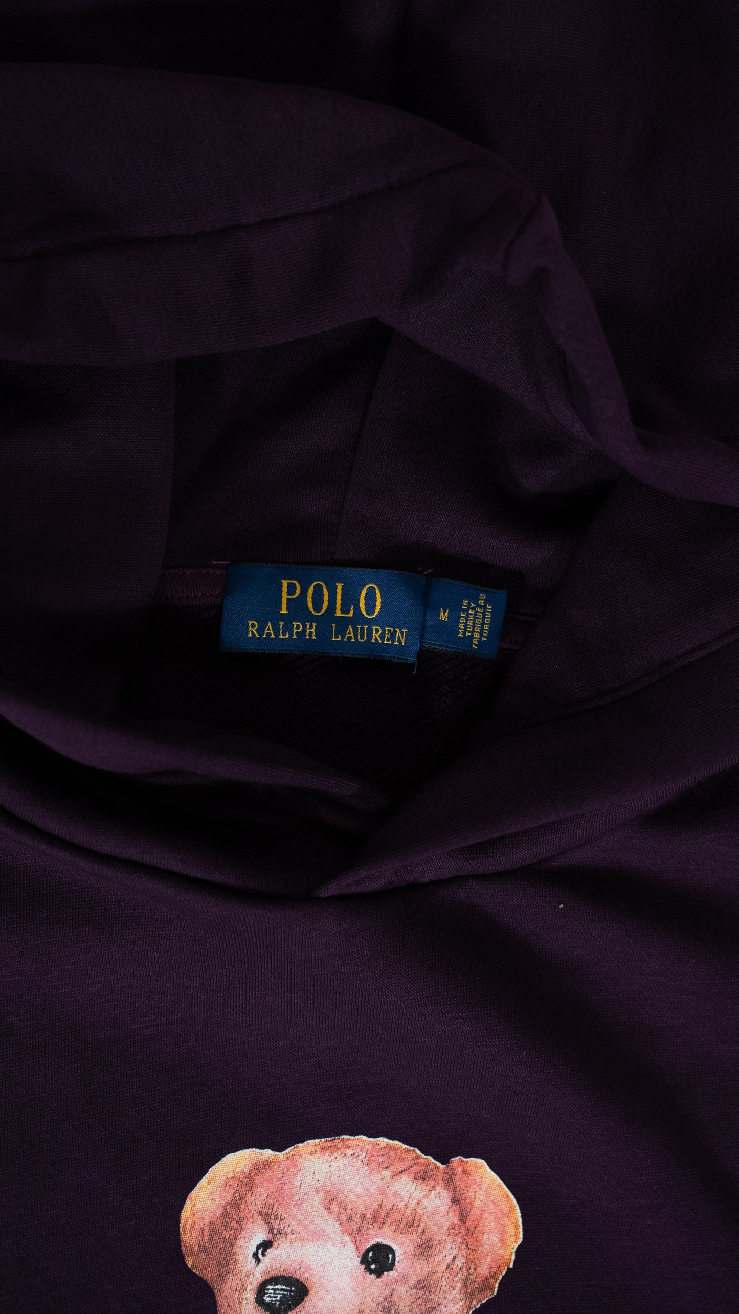 Polo Ralph Lauren Ljubičasti Duks sa Elegant Bear Logom
