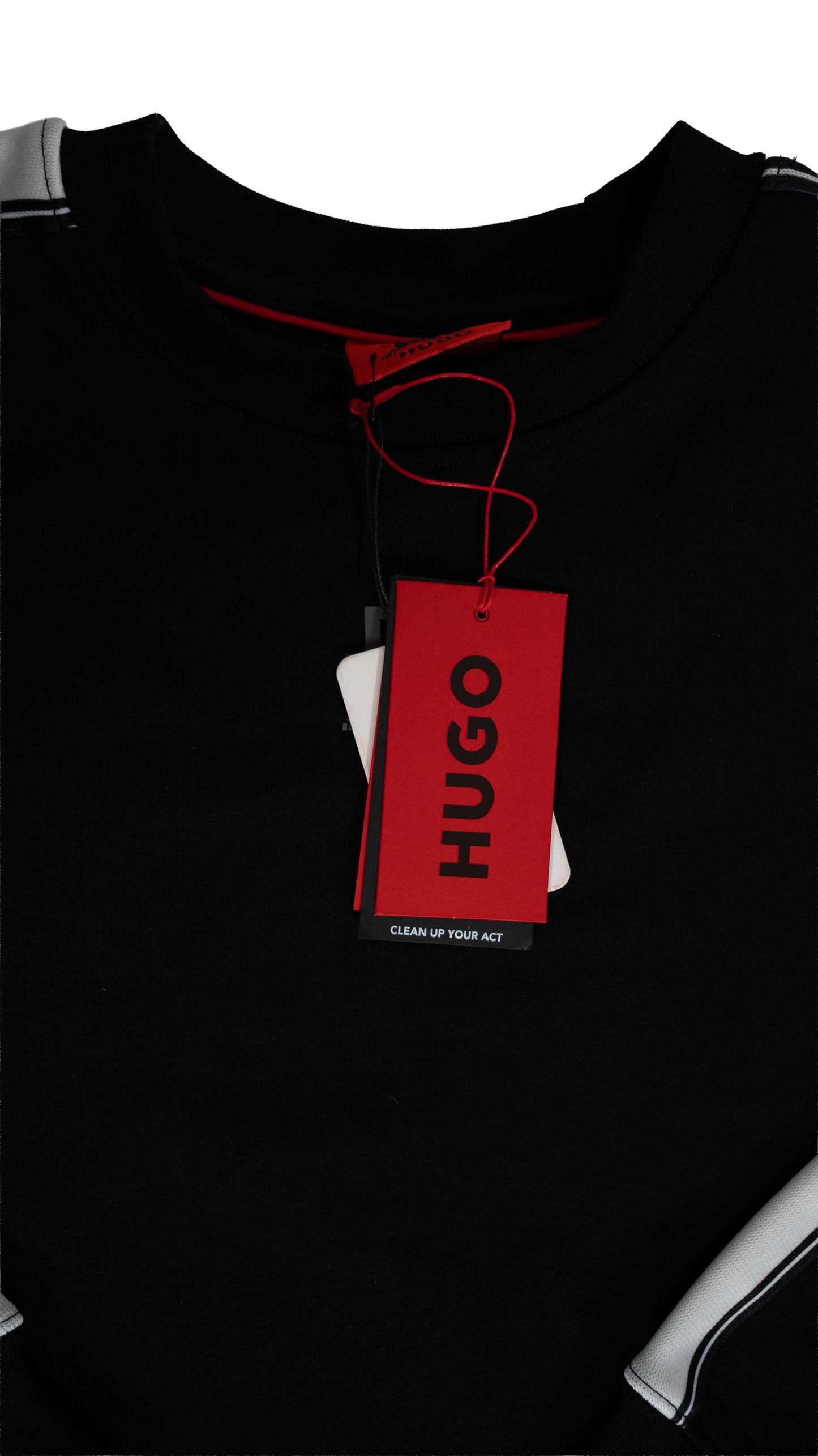 HUGO x Red Bull Crni Duks sa Logom na Rukavima