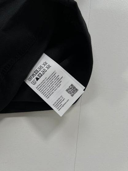 HUGO Crna Majica Logo Print/Ušiveni 2025