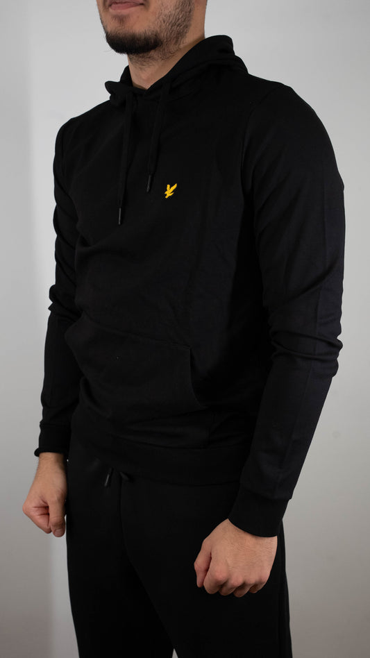 Lyle & Scott Sport Crni Duks sa Kapuljačom