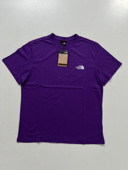 The North Face Ljubičasta Majica sa Box Logo Printom na Leđima