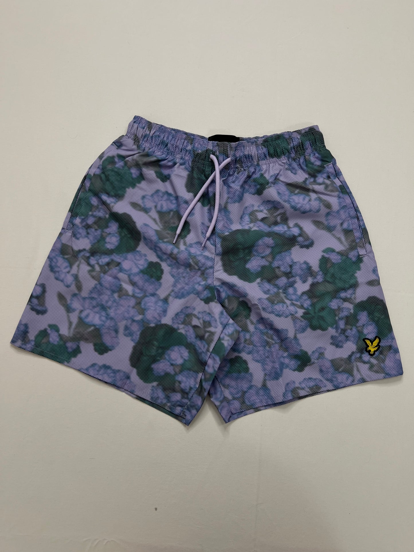 Lyle & Scott Lila šareni Kupaći Šorc sa Logom