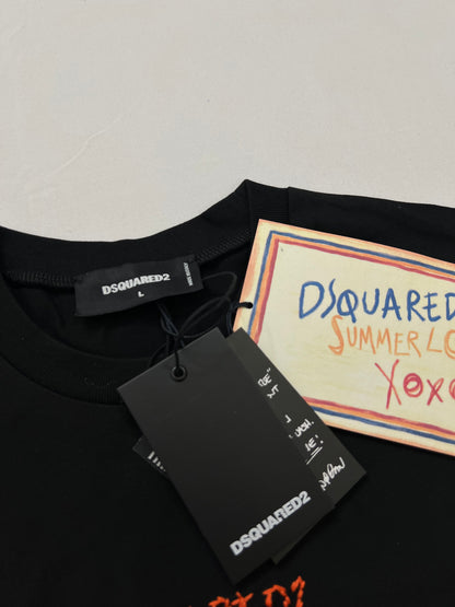 Dsquared2 SummerLovers S2025 Crna Majica