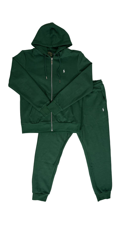 Polo Ralph Lauren Zeleni Full-Zip Komplet sa Basic Logom