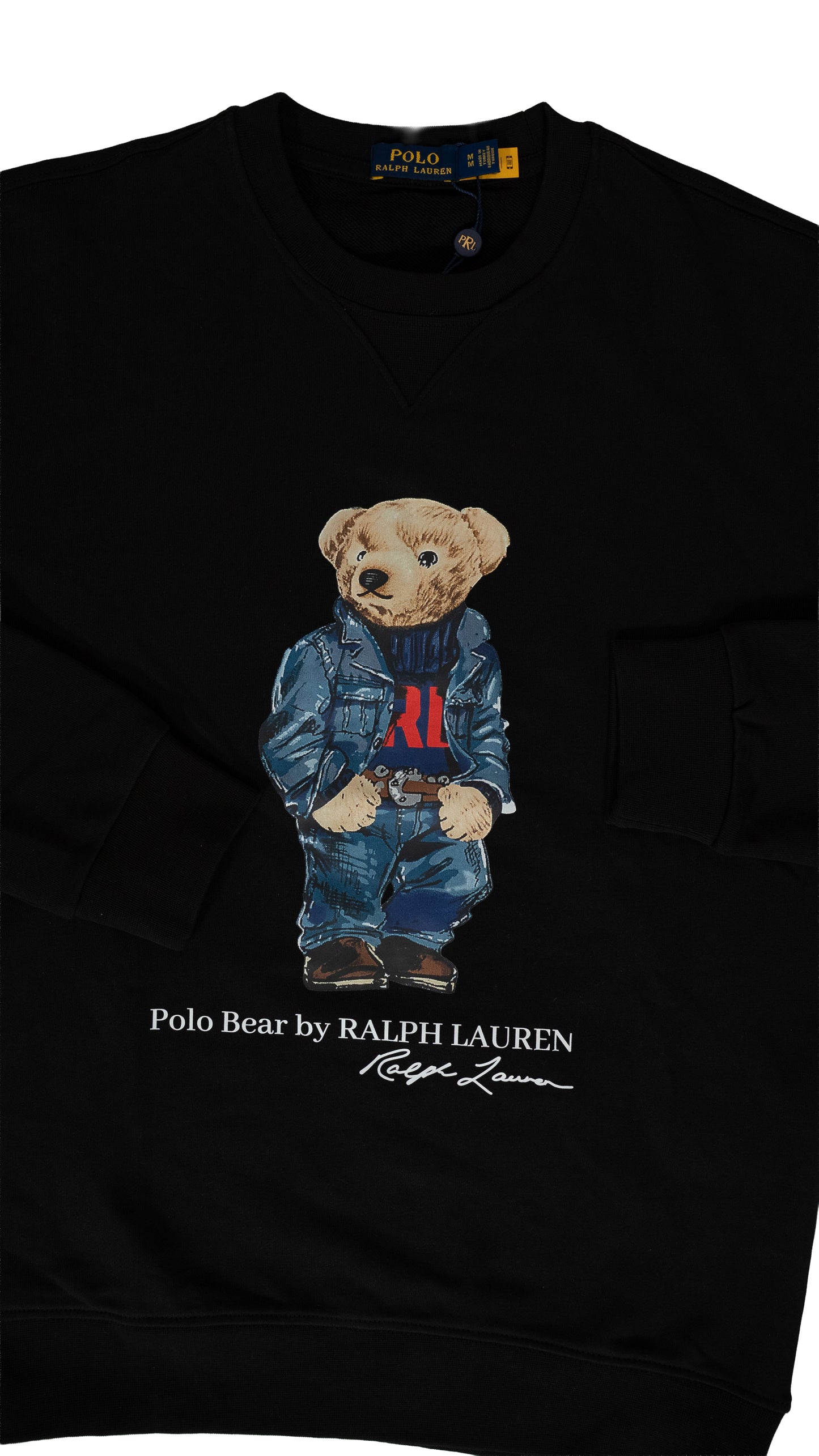 Polo Ralph Lauren Crni Duks sa Big Texas Bear Logom