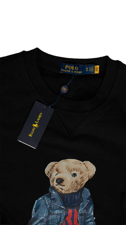 Polo Ralph Lauren Crni Duks sa Big Texas Bear Logom