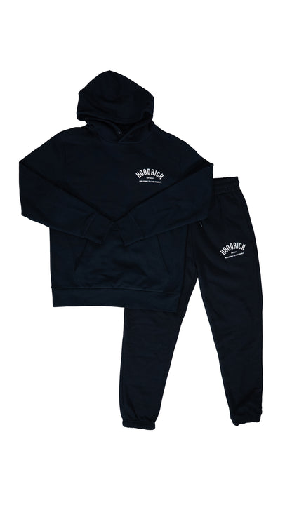 HOODRICH Teget Komplet sa Logom i Logom na Leðima