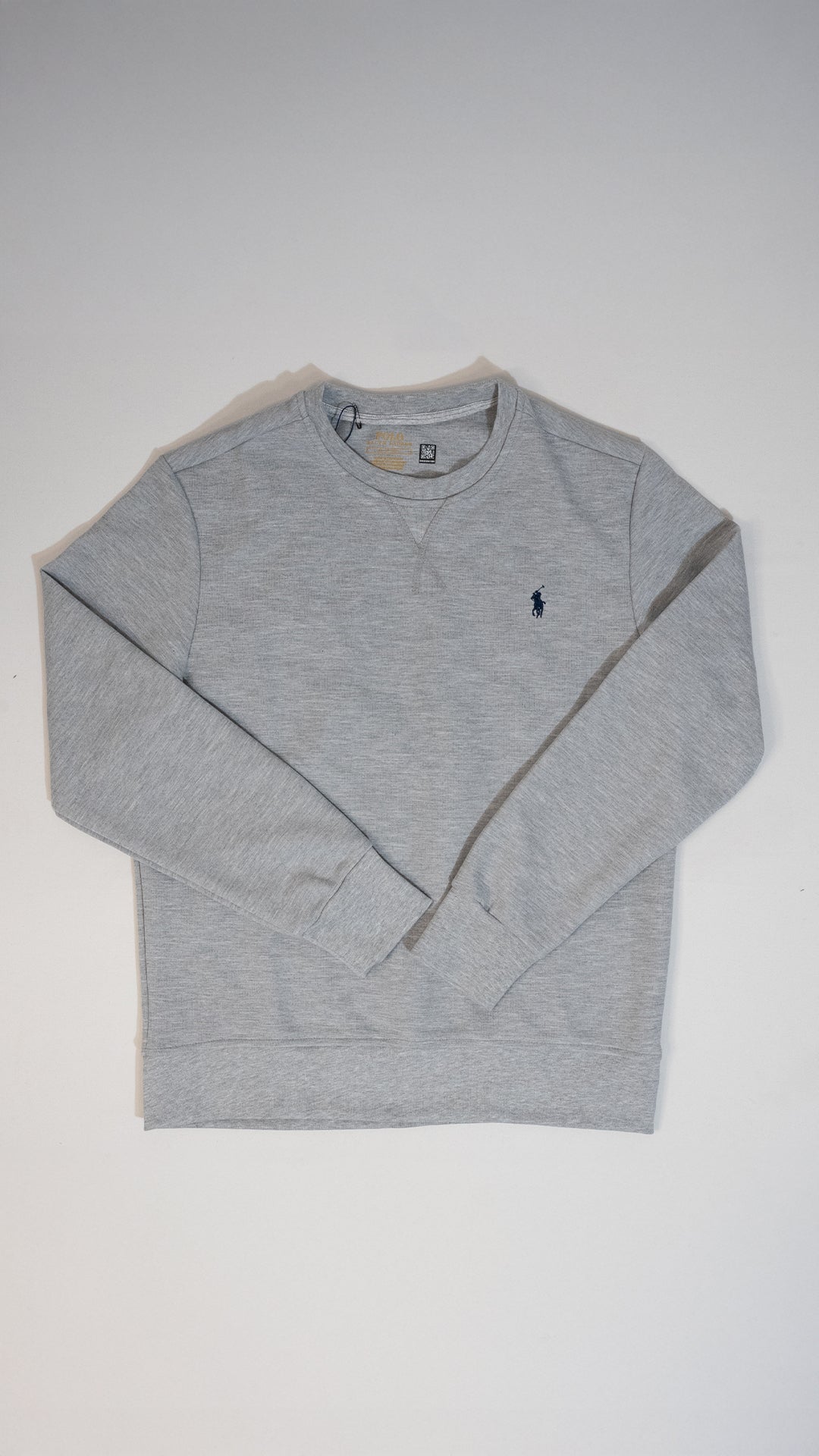 Polo Ralph Lauren Sivi Duks sa Minimalistic Logom