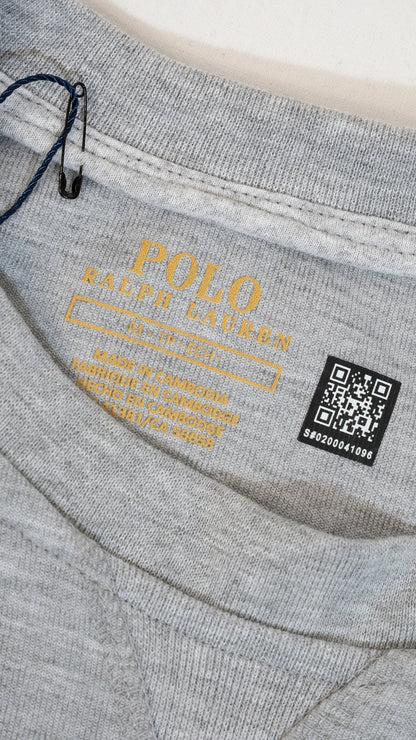 Polo Ralph Lauren Sivi Duks sa Minimalistic Logom