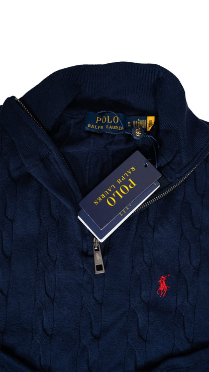 Polo Ralph Lauren Teget Quarter-Zip Džemper