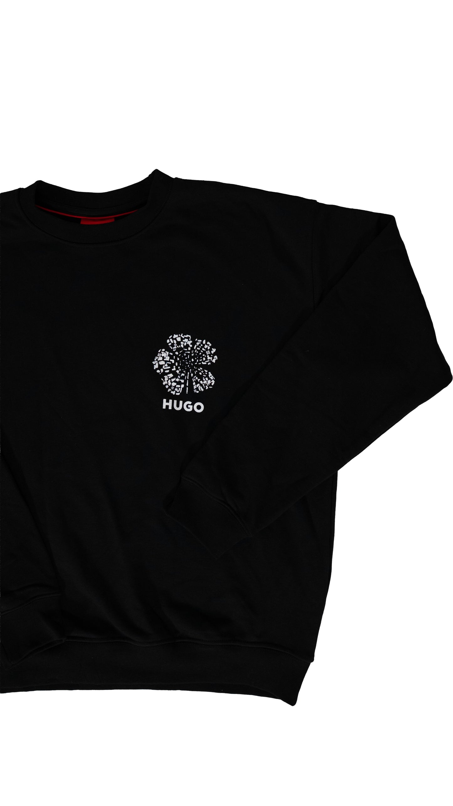 HUGO Crni Duks sa Printom na Leðima