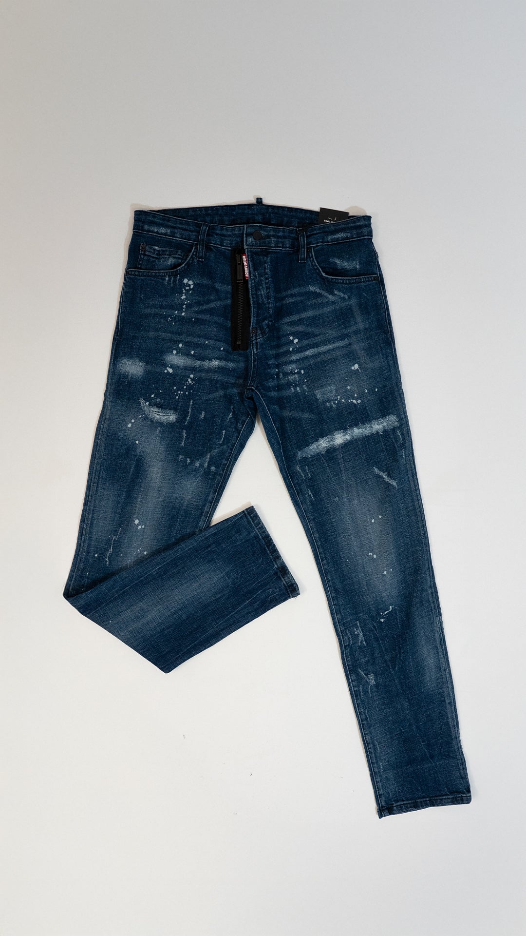 Dsquared2 Teget Farmerice sa Brutalni Zip Dodatkom