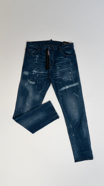 Dsquared2 Teget Farmerice sa Brutalni Zip Dodatkom