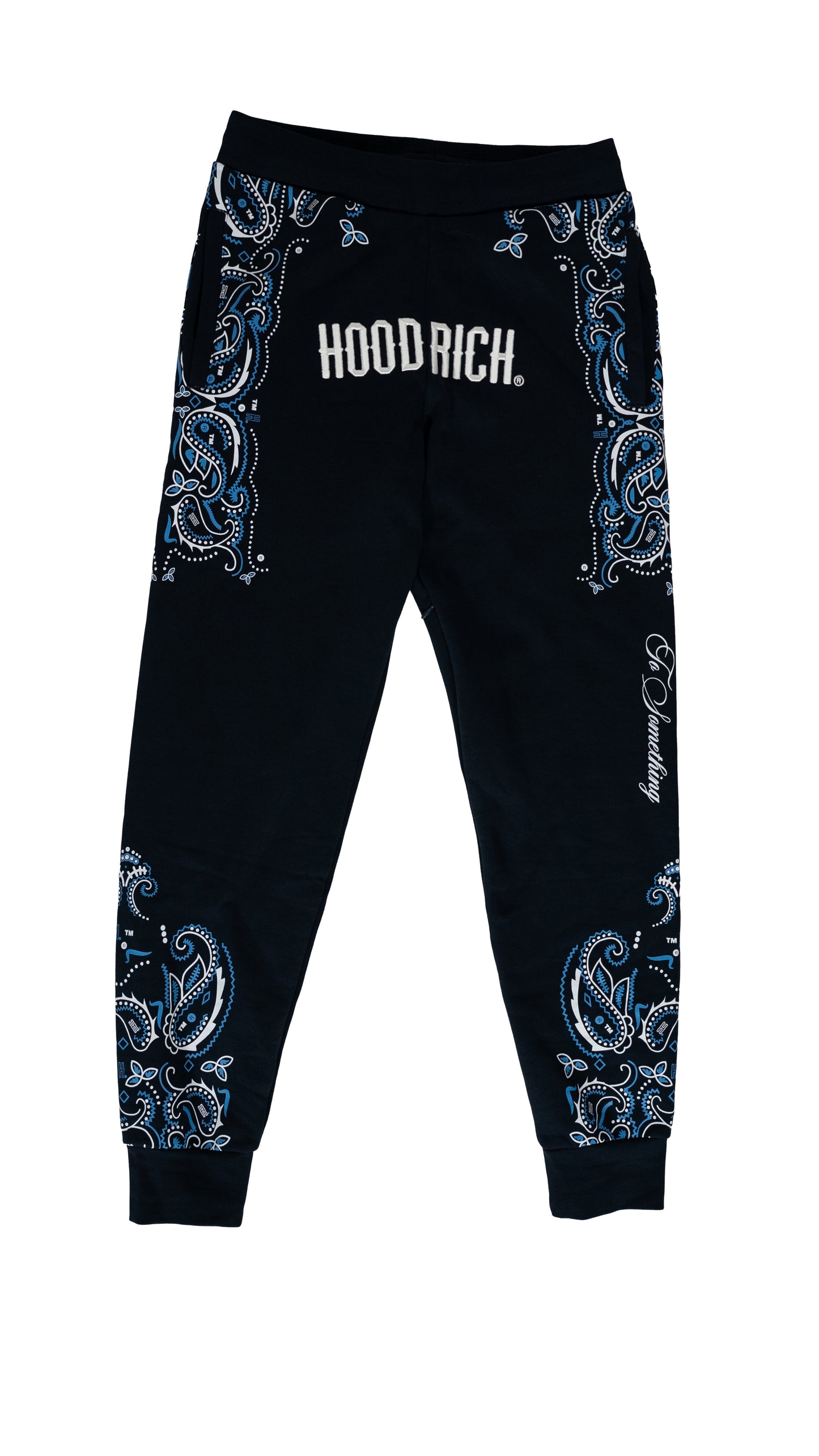 HOODRICH Crni Donji Deo Trenerke sa Bandana Printom