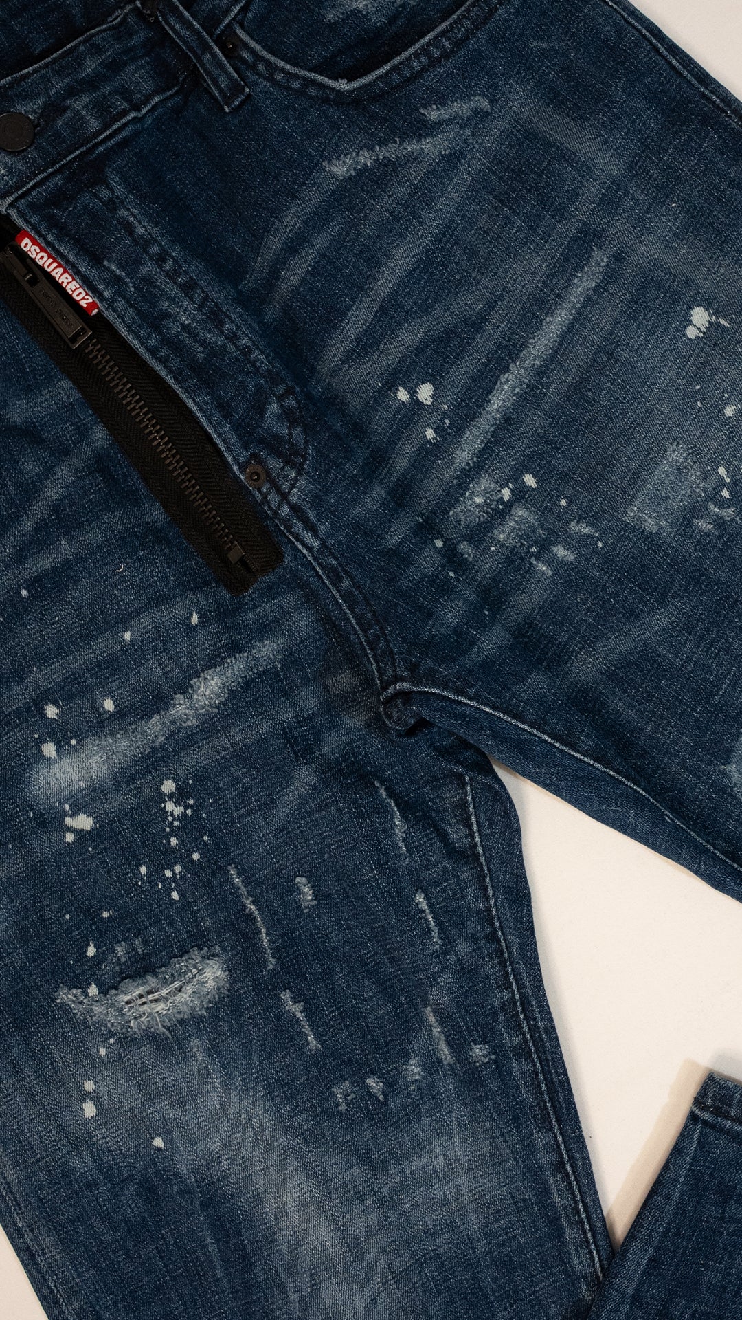 Dsquared2 Teget Farmerice sa Brutalni Zip Dodatkom