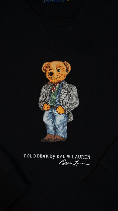 Polo Ralph Lauren Crni Duks sa Bear Logom
