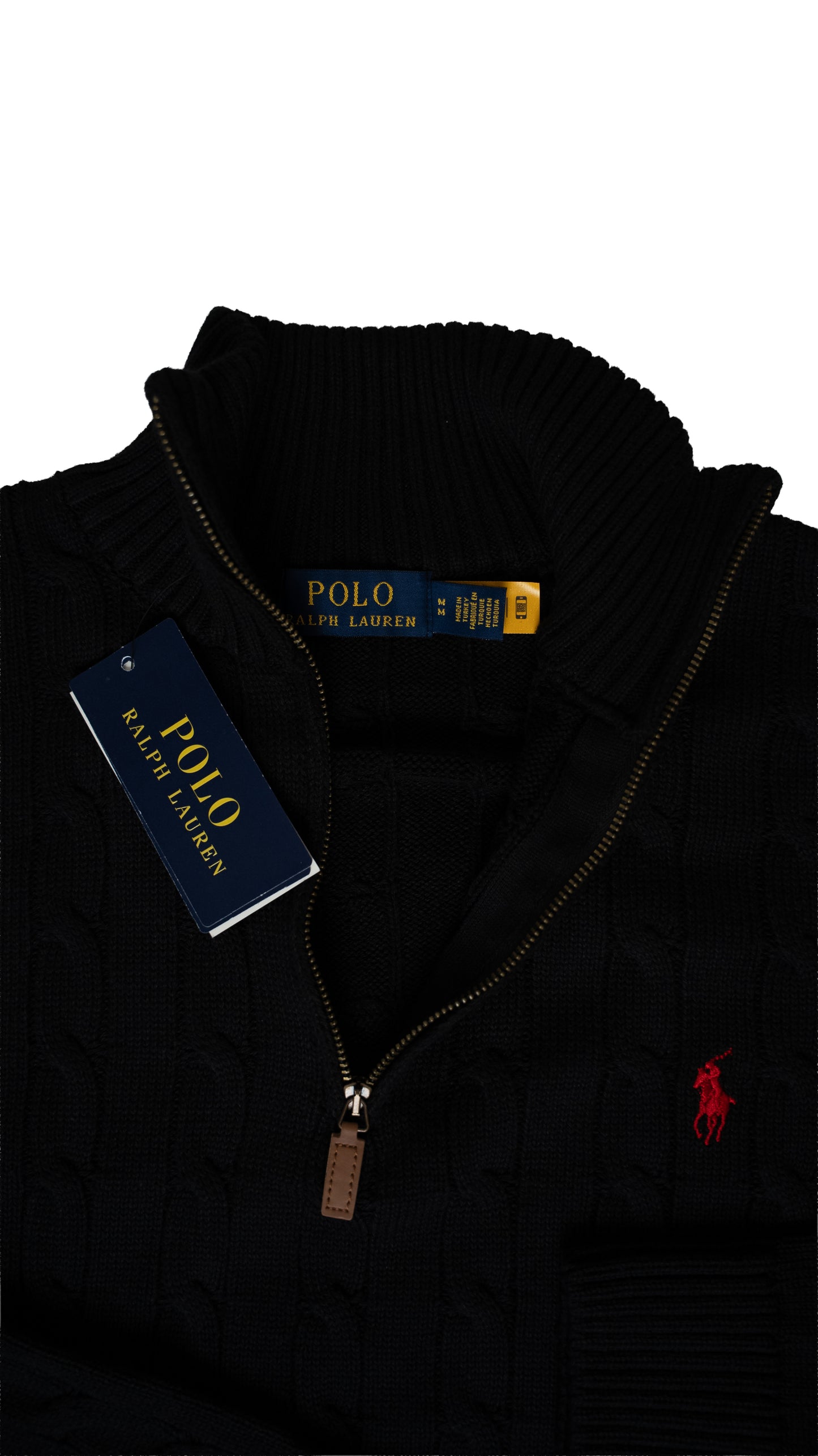 Polo Ralph Lauren Crni Quarter-Zip Džemper
