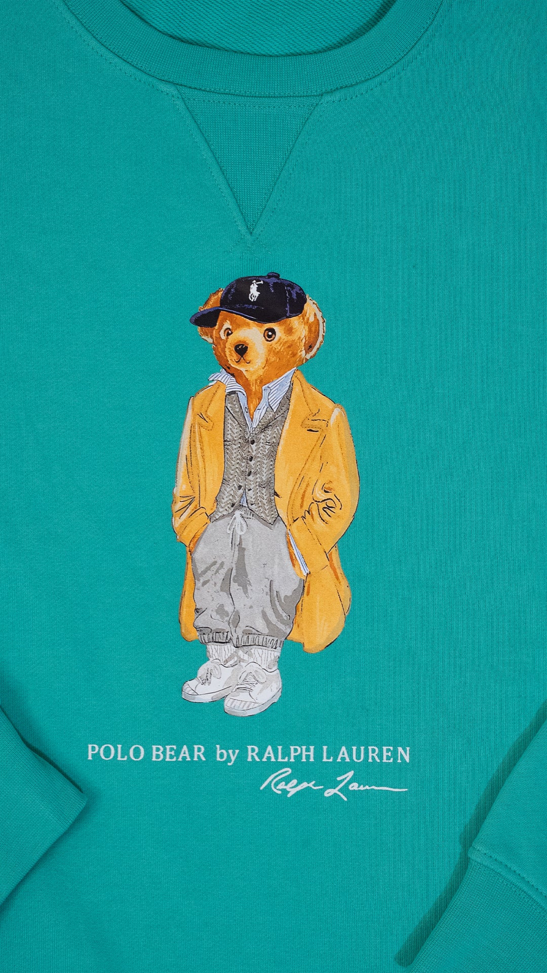 Polo Ralph Lauren Zeleni Duks sa Gentlmen Printom
