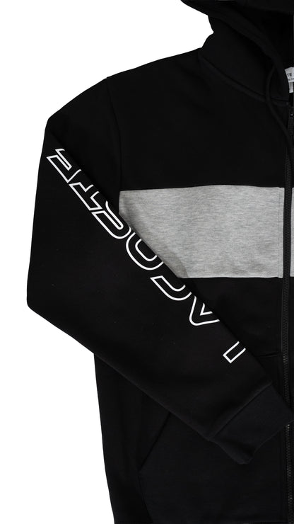 Lacoste Komplet Crni sa Logo Text Printom na Rukavu