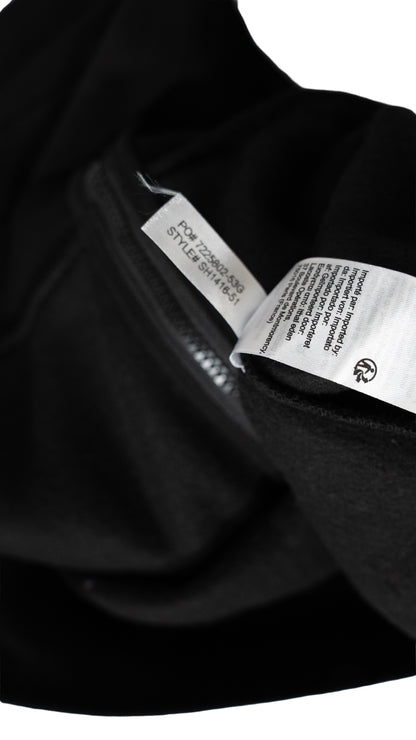 Lacoste Komplet Crni sa Logo Text Printom na Rukavu