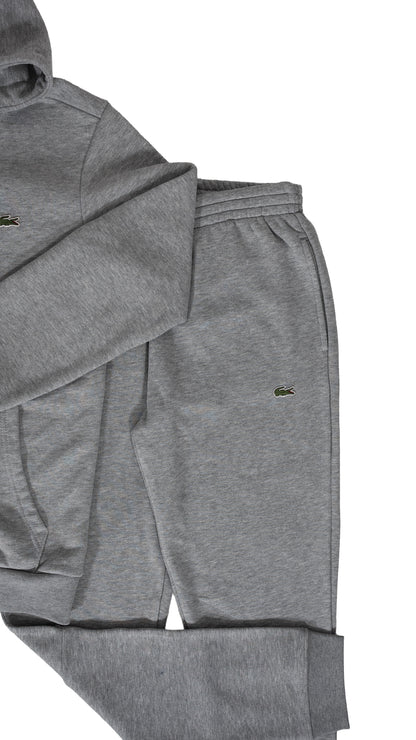 Lacoste Full-Zip Sivi Komplet sa Basic Logom