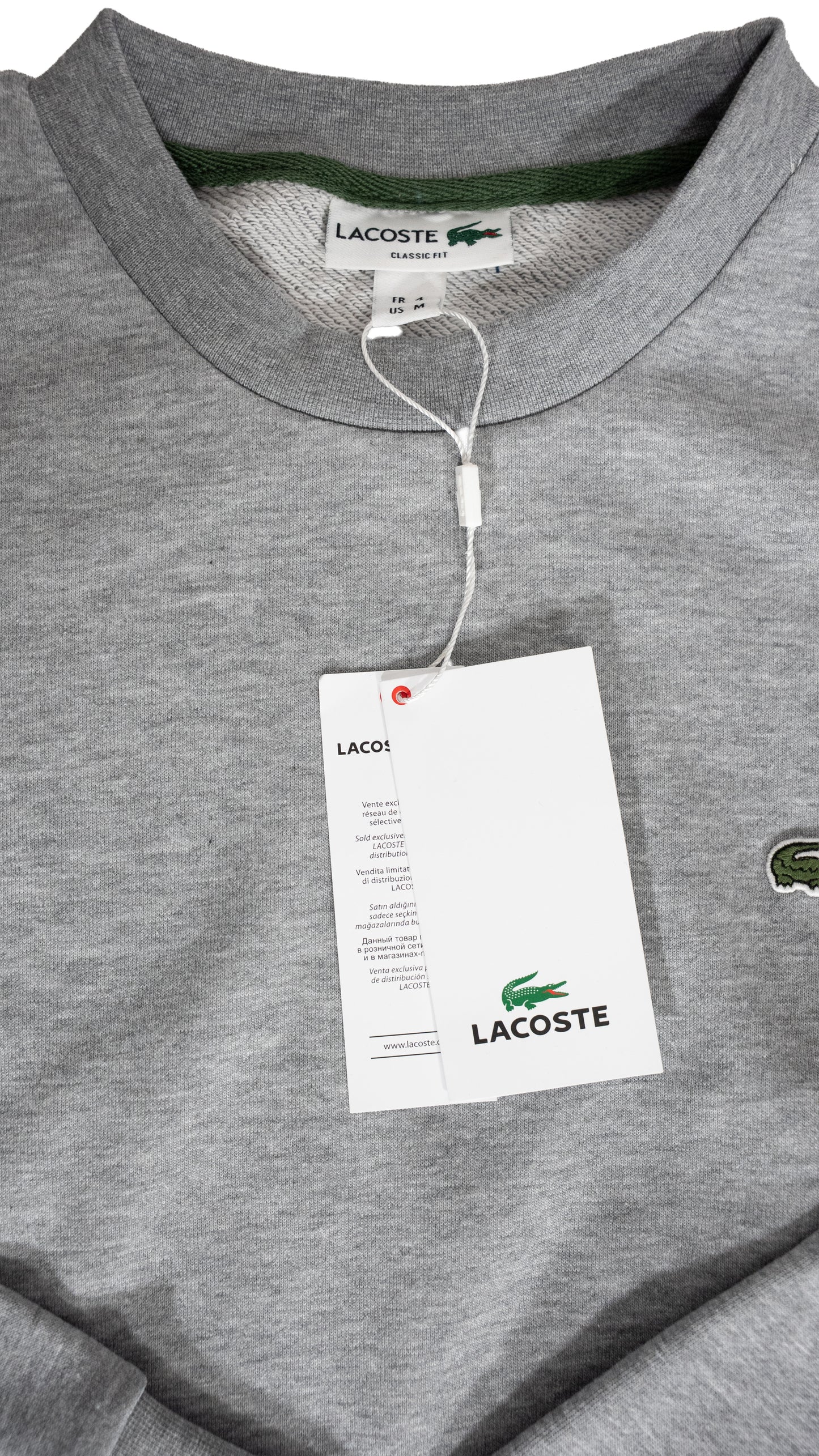 Lacoste Sivi Duks sa Basic Logom